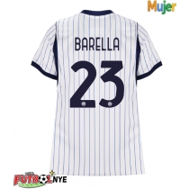 Camiseta Inter Milan Nicolo Barella #23 Visitante Equipación para mujer 2026-27 manga corta